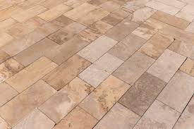 Indiana Limestone pavers on luxury residential outdoor terrace and pool surround, Greater Toronto Area — Tulip Precast Brampton Ontario